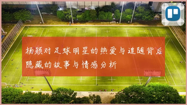 杨颖对足球明星的热爱与追随背后隐藏的故事与情感分析