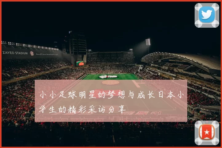 小小足球明星的梦想与成长日本小学生的精彩采访分享