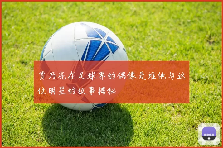 贾乃亮在足球界的偶像是谁他与这位明星的故事揭秘